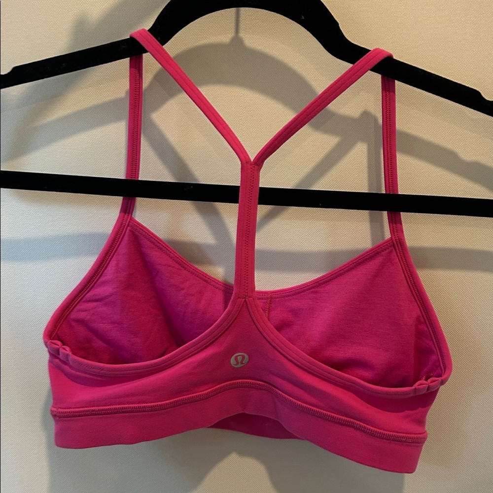 Lululemon Flow Y Pink Sports Bra - Picture 3 of 3
